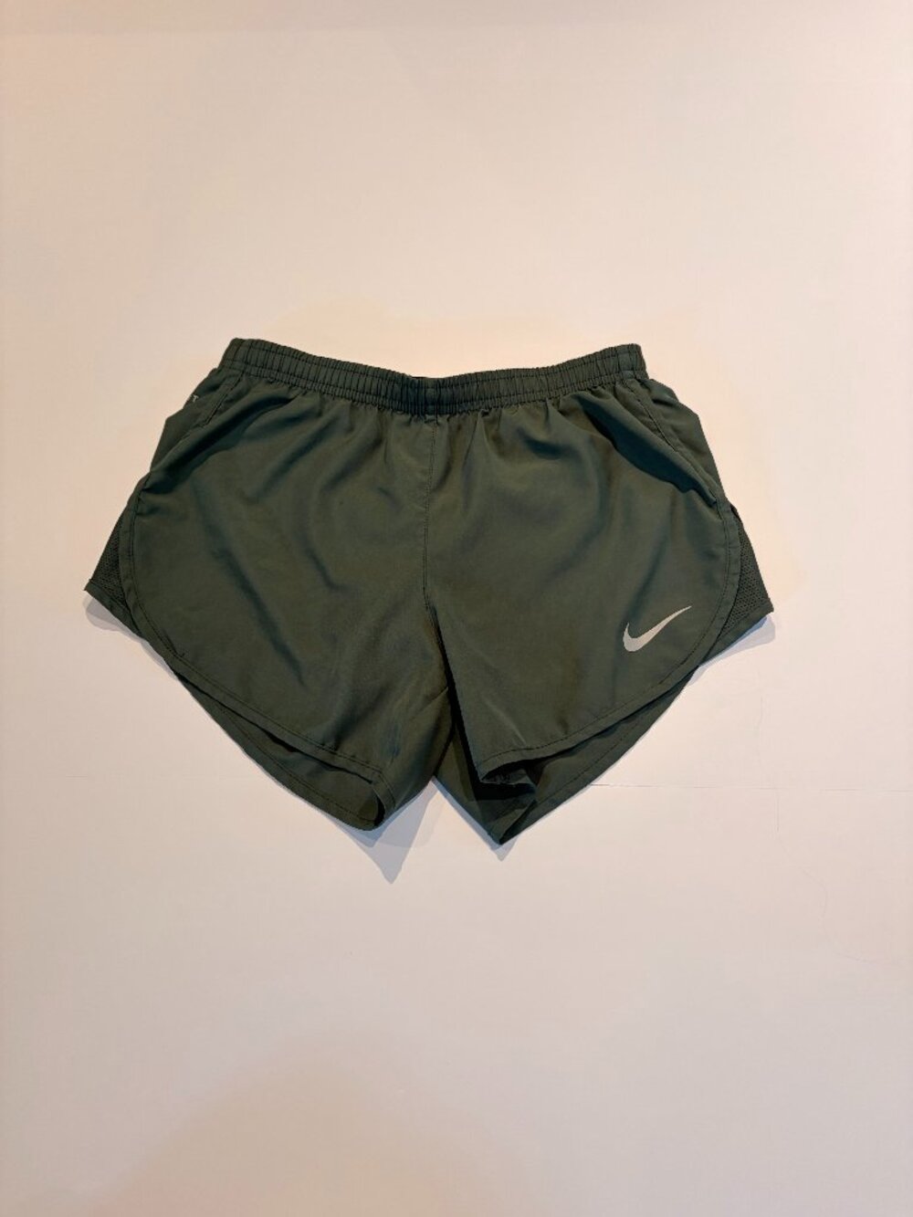Nike Dri-FIT Dark Green Running Shorts Women's Size XS